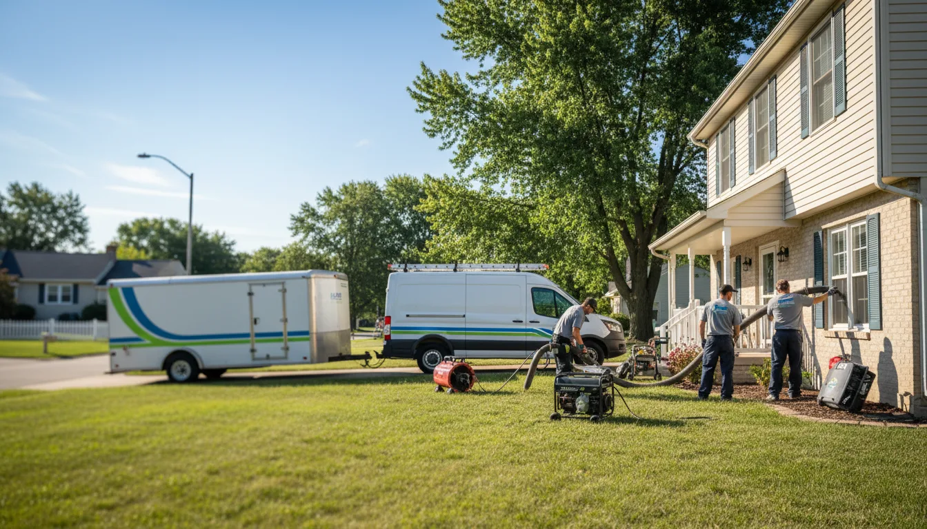 Flooded Basement Restoration And Cleanup With Repair in West Union, MN near me